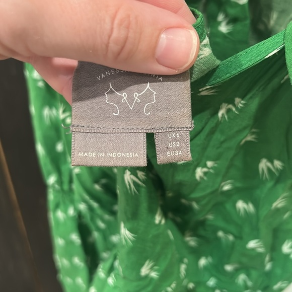 Anthropologie Chic Green Blouse - Picture 7 of 8